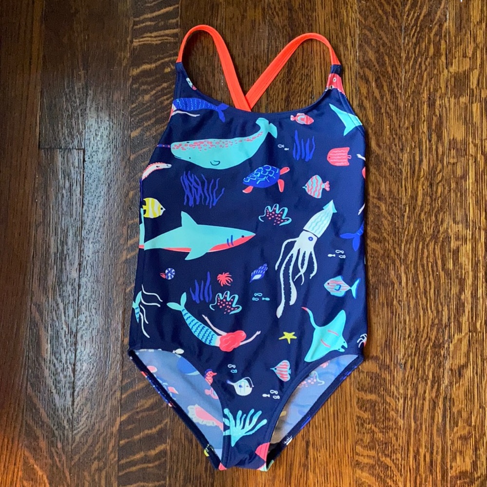 MINI BODEN bathing suit SIZE 5-6 years